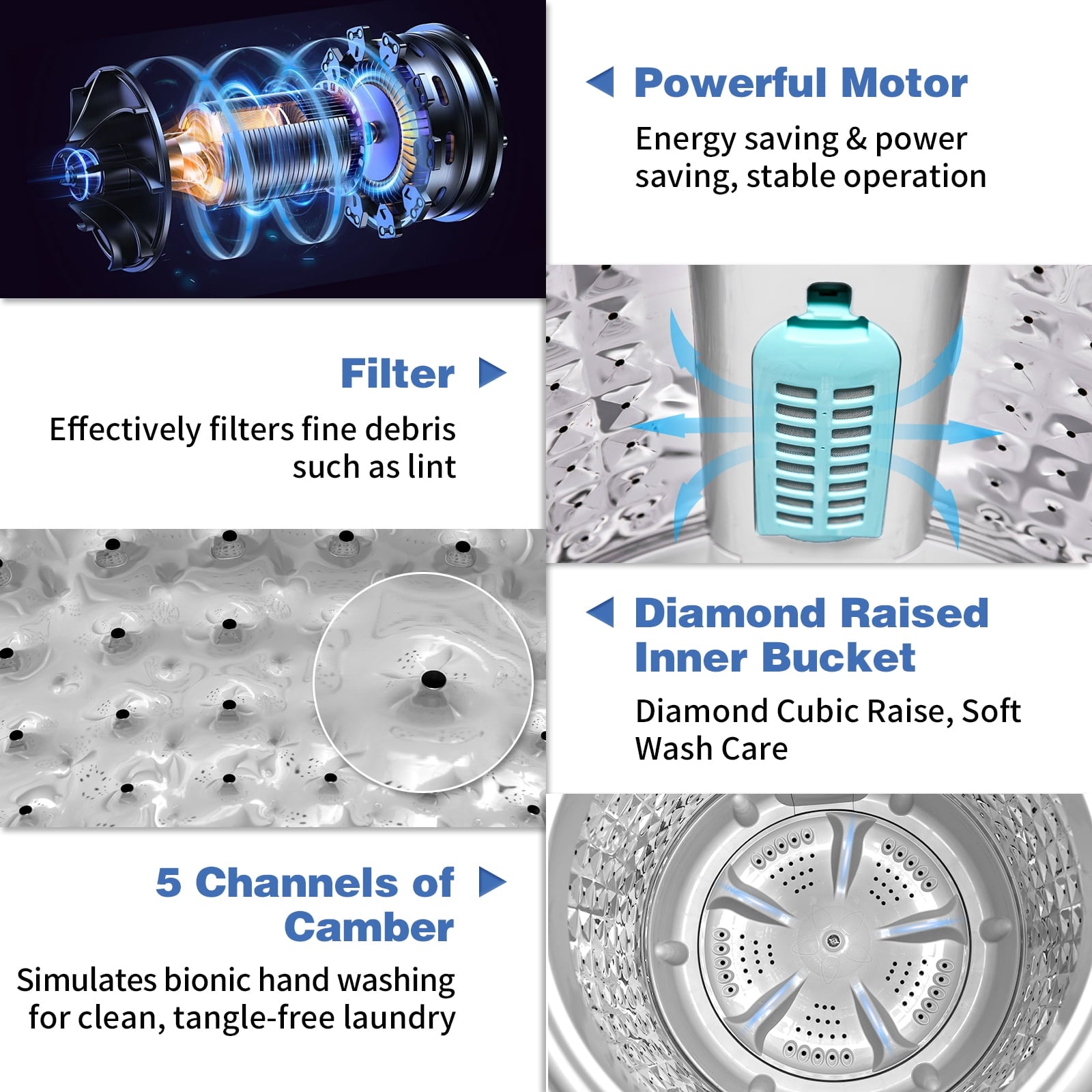 Ktaxon 17.8LBS Full Automatic Washing Machine and 3.5CuFt Portable Clothes Dryer Set, Compact Laundry Washer and Dryer Combo Set with Stainless Steel Inner Tub, for Apartment, Dorms, Home