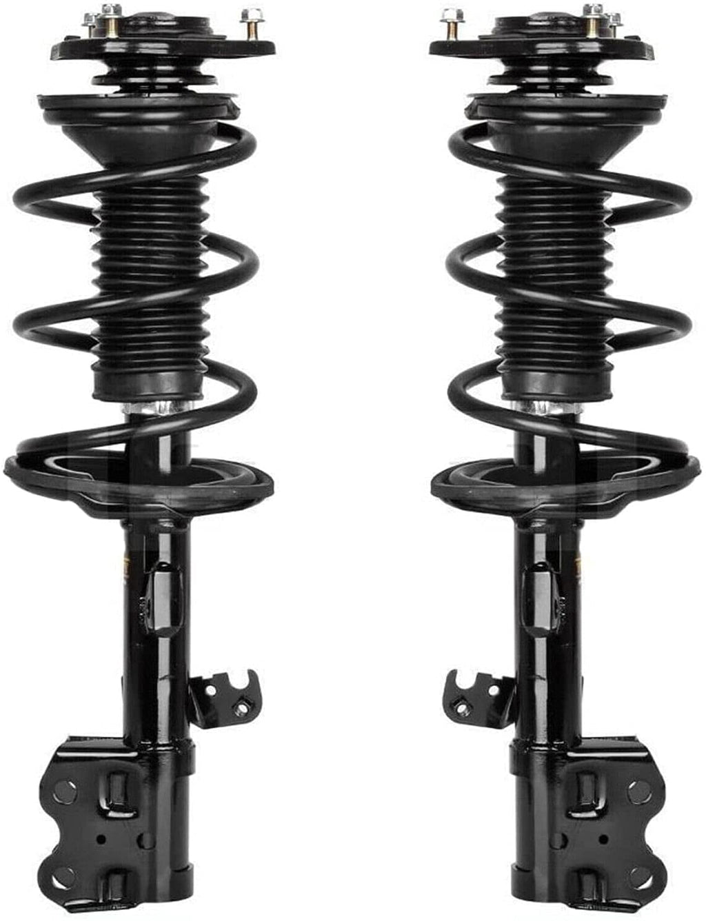 Detroit Axle - Front Struts Sway Bars for 2004-2009 Toyota Prius Complete 2 Struts w/Coil Spring 2 Front Sway Bar Links 2005 2006 2007 2008 Replacement Quick Install Ready Struts Assembly