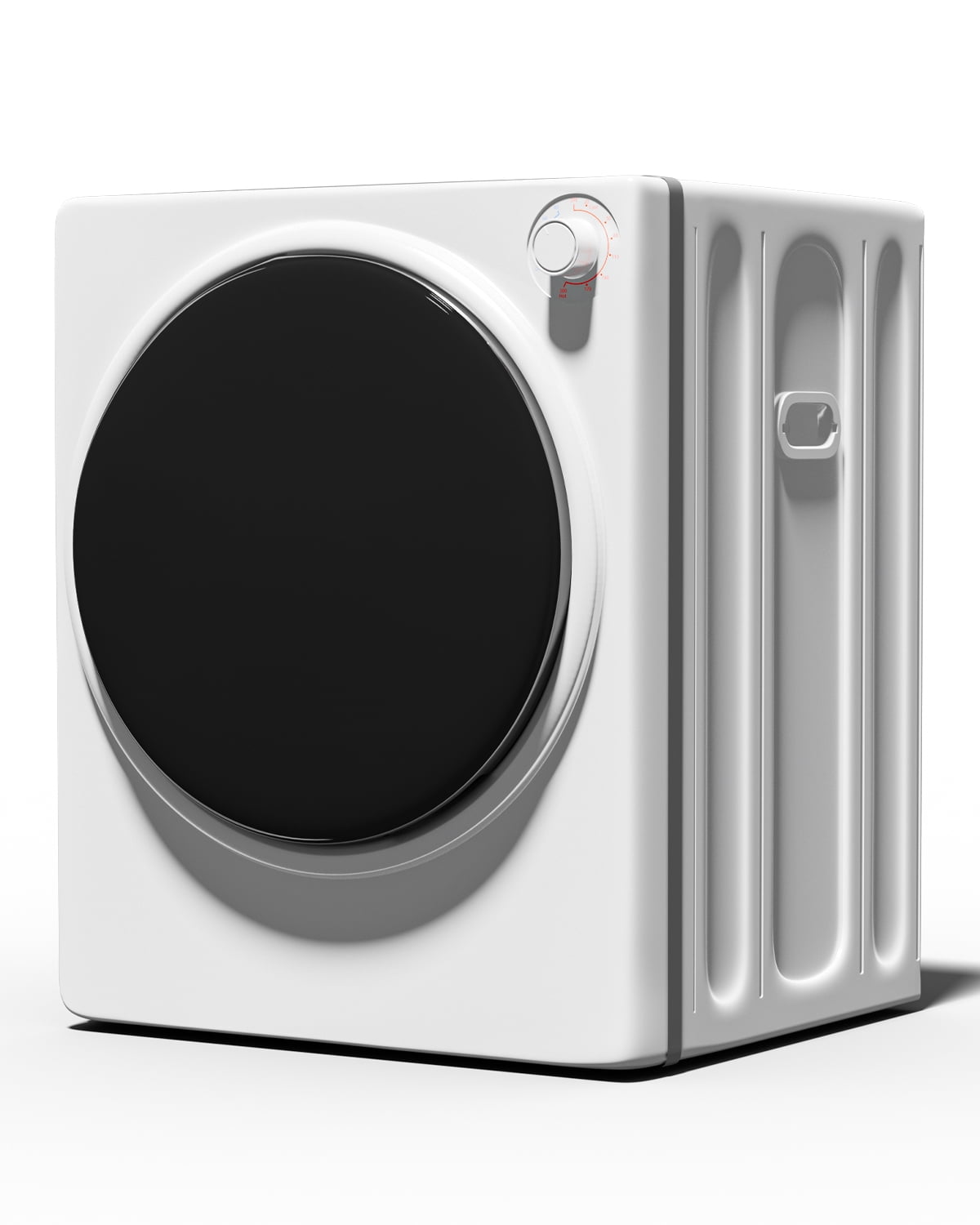 TABU Washer and Dryer Set, 19LBS Fully Automatic Washing Machine & 10LBS Clothes Dryer (White&White)