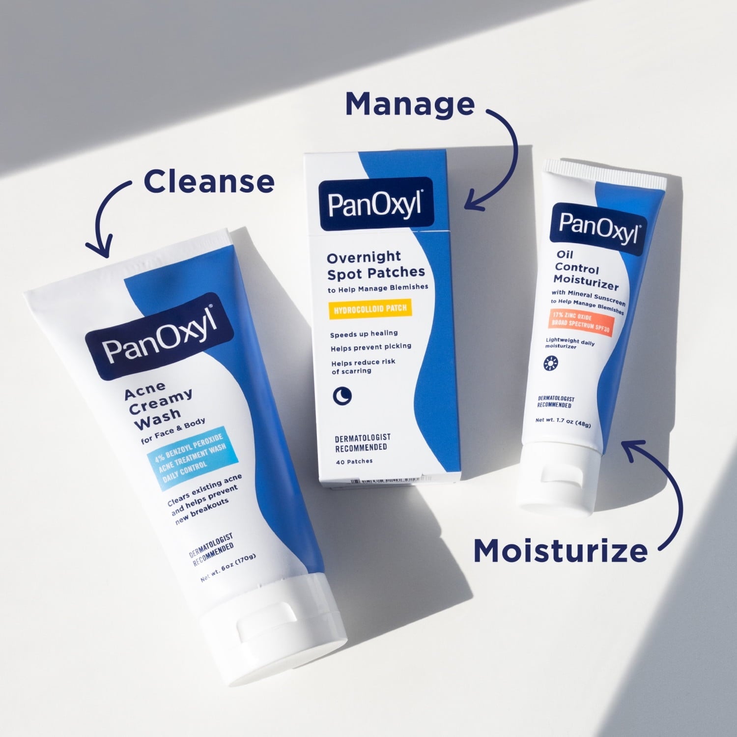 PanOxyl 4% Benzoyl Peroxide Acne Creamy Wash, Clear Acne, 6.0 Oz