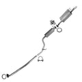 Northeastern Exhaust Intermediate Pipe, Resonator Assembly & Rear Muffler Fits 2012-2015 Honda Civic 1.8L (Sedan, CNG Only) - Direct-Fit | Stainless Steel System Kit