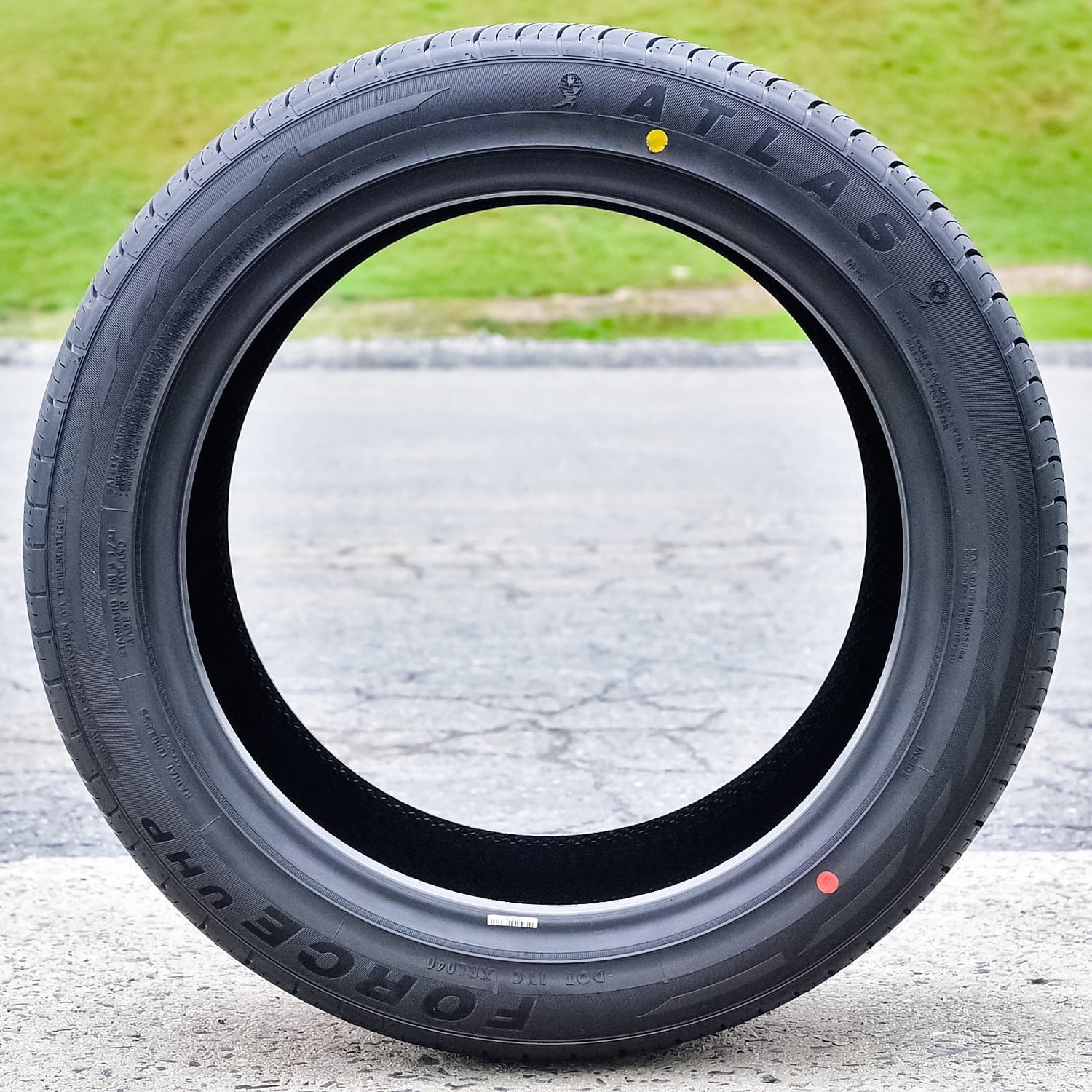 Set of 4 (FOUR) Atlas Force UHP 245/45R20 ZR 103Y XL A/S High Performance All Season Tires Fits: 2005-10 Chrysler 300 C SRT8, 2006-10 Dodge Charger SRT8