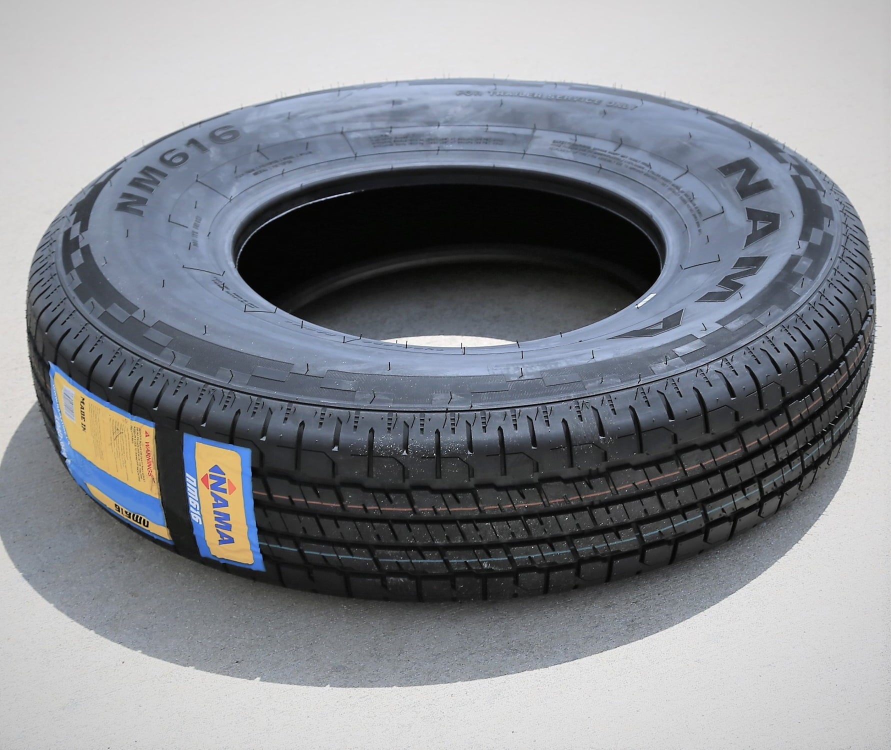 Set of 4 (FOUR) Nama NM616 Semi-Steel ST 205/75R14 Load D 8 Ply Trailer Tires