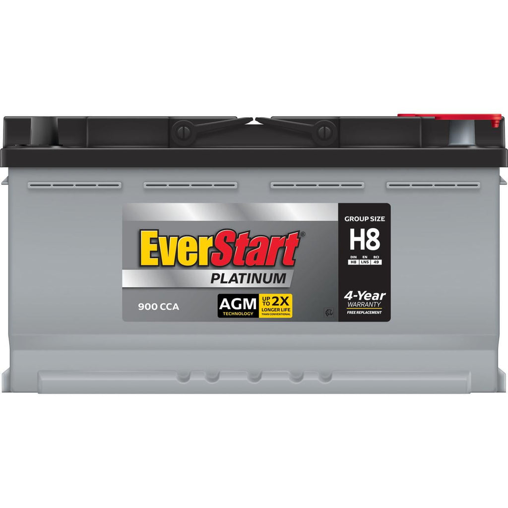 EverStart Platinum BOXED AGM Battery, Group Size H8 / LN5 / 49 12 Volt, 900 CCA