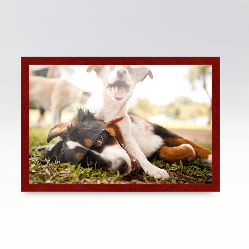 40x28 Bronze Brown Real Wood Picture Frame Width 1.25 inches | Interior Frame Depth 0.75 inches |