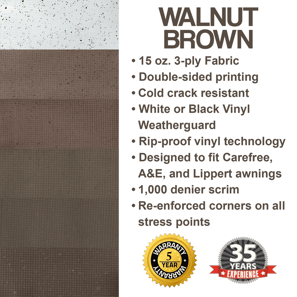 ShadePro Heavy Duty Vinyl RV Awning Fabric Replacement