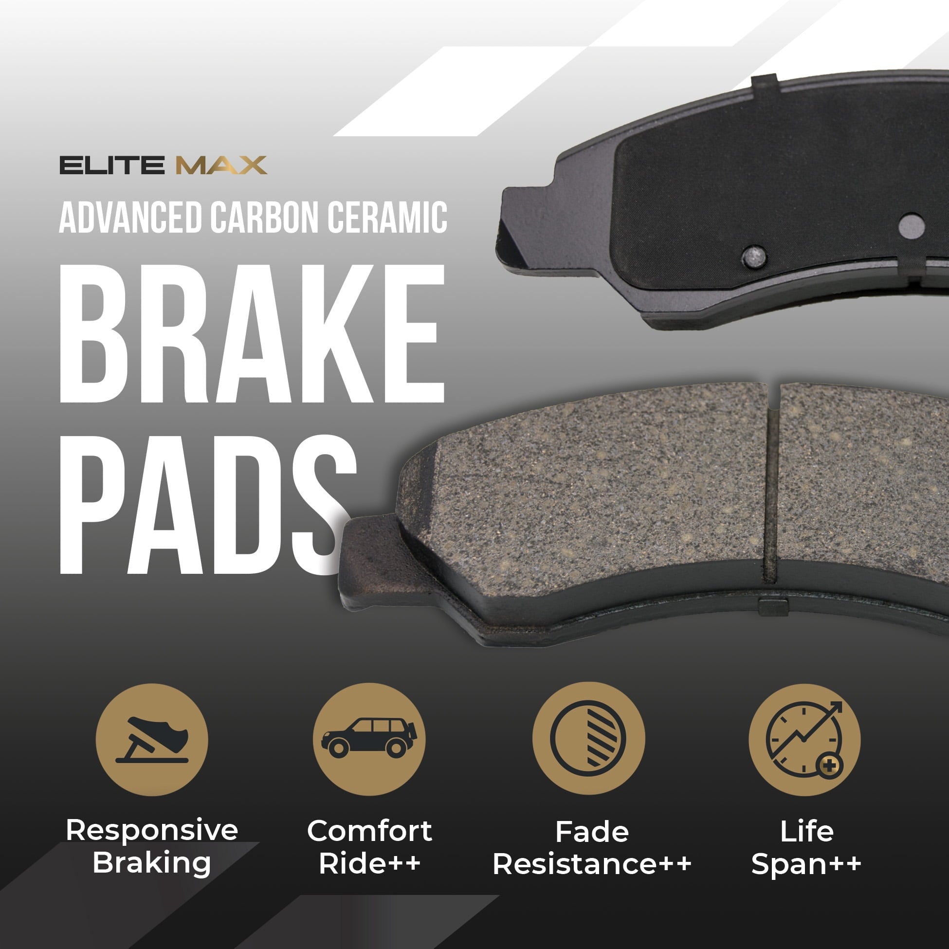 Max Advanced Brakes - Brake Kit for 2017 2018 2019 2020 Acura MDX w/ 3.5 V6 Engine Front and Rear Replacement Cross Drilled Disc Brake Rotors and Ceramic Brake Pads