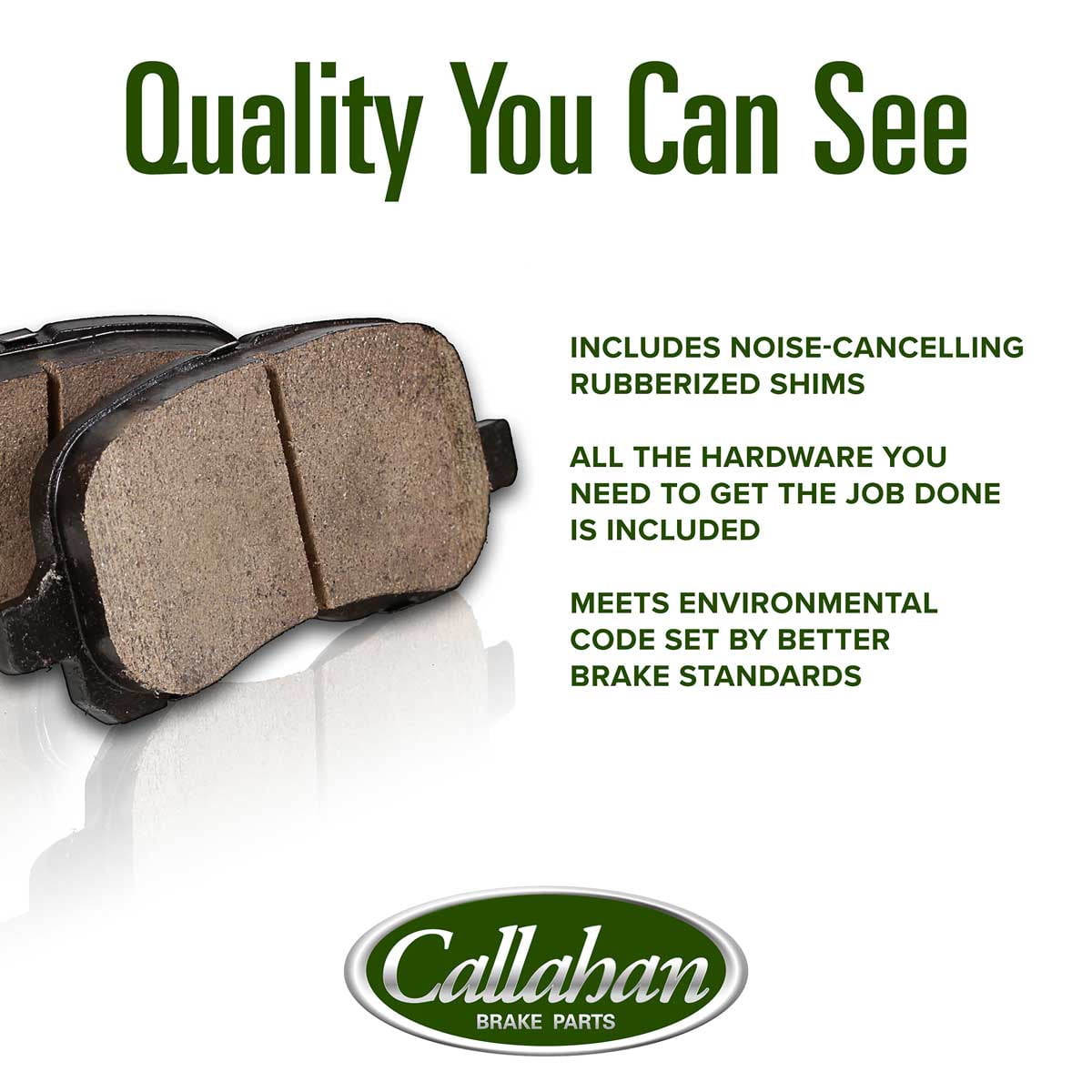 Callahan Brake Parts Brake Kit for Honda Civic 2020-2024, Honda Insight 2019-2022 Rear Drilled and Slotted Brake Rotors with Ceramic Brake Pads EBYK044636