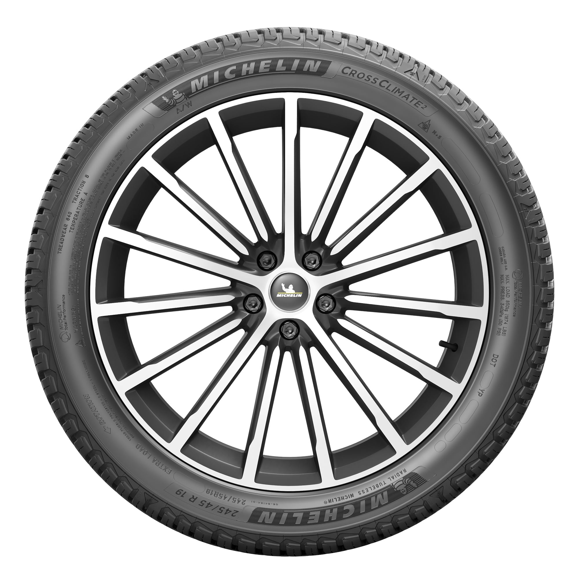Michelin CrossClimate2 All-Season 245/50R20/XL 105V Tire
