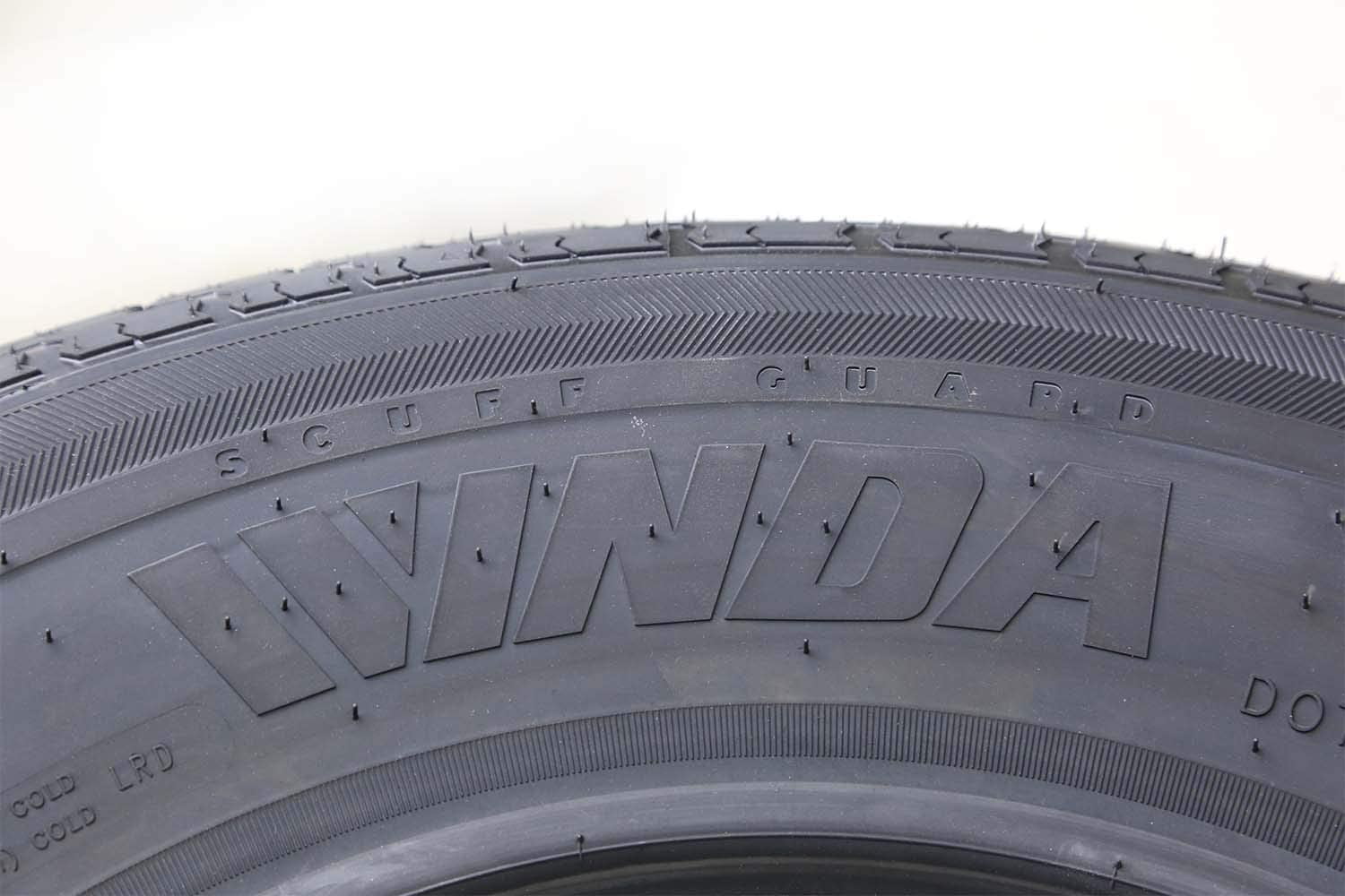 WINDA Premium Trailer Tire ST 225/75R15 Radial 10 Ply Load Range E Steel Belted, Set 4