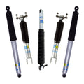 Bilstein Set of Front and Rear B8 5100 Series Shocks with Steering Stabilizer Compatible with 2011-2016 Silverado / Sierra 2500 / 3500 HD with 1.5 Front & 0-1 Rear Lift