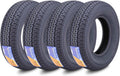 WINDA Premium Trailer Tires ST 205/75R14 8PR Load Range D Steel Belted, Set 4