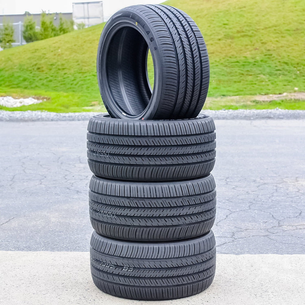 Set of 4 (FOUR) Atlas Force UHP A/S 225/45R19 96Y XL High Performance All Season Tires Fits: 2014-17 Mazda 6 Grand Touring, 2011-13 INFINITI G37 IPL
