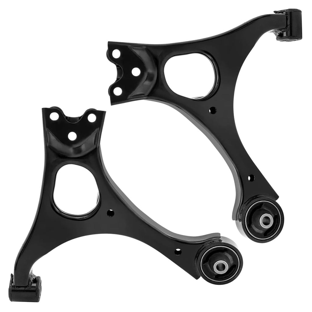 Detroit Axle - Front 6pc Steering Knuckles Kit for 06-11 Honda Civic, Steering Knuckle & Wheel Bearing Hubs Lower Control Arms Lower Ball Joints 2006 2007 2008 2009 2010 2011 Replacement