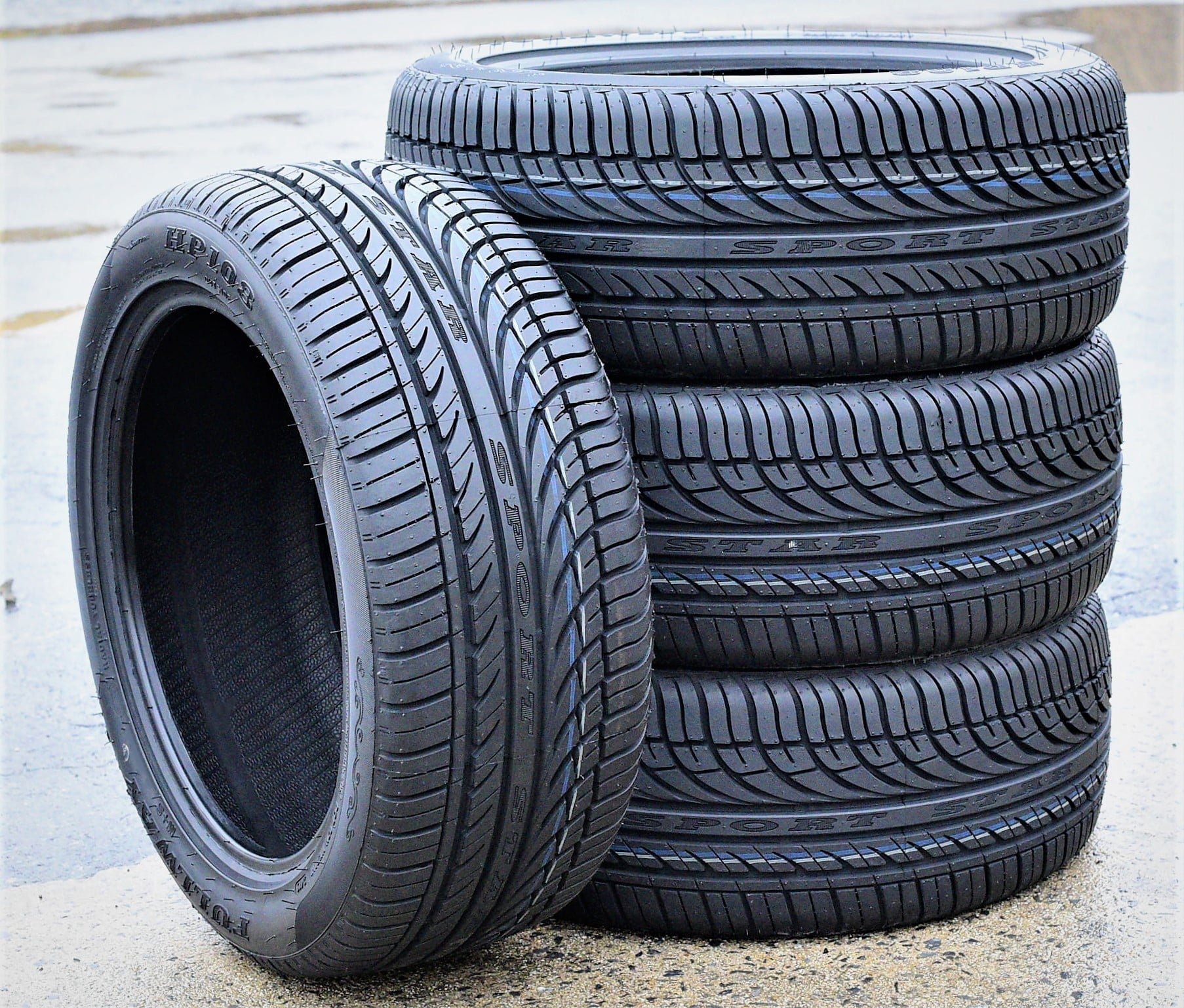 Set of 4 Fullway HP108 205/55R16 91V Performance a/s All Season Tires
