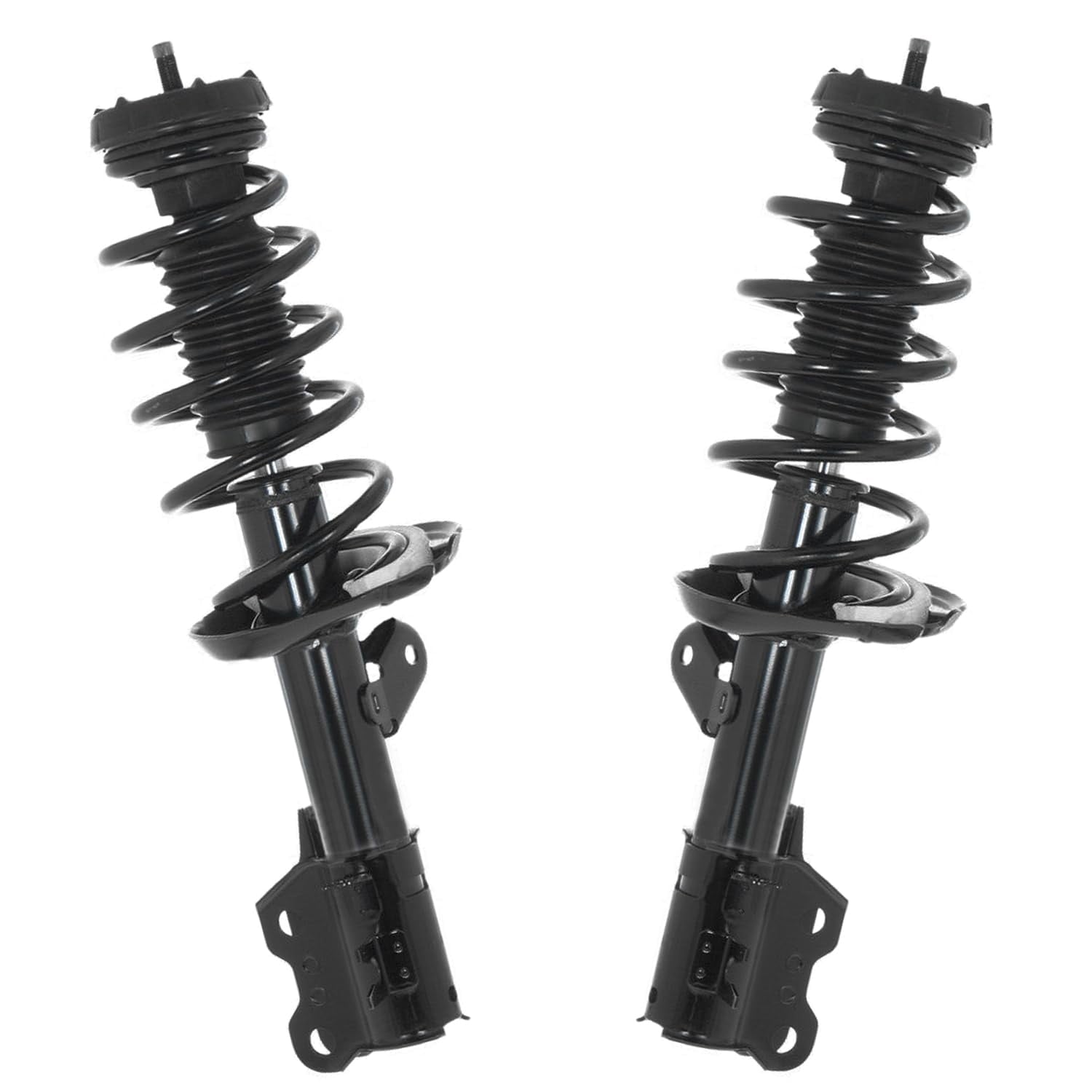 Detroit Axle - AWD Front Struts Sway Bars for 2013-2022 Chevrolet Trax Buick Encore 2 Struts with Coil Spring 2 Sway Bar End Links 2014 2015 2016 2017 2018 2019 2020 2021 Replacement Suspension